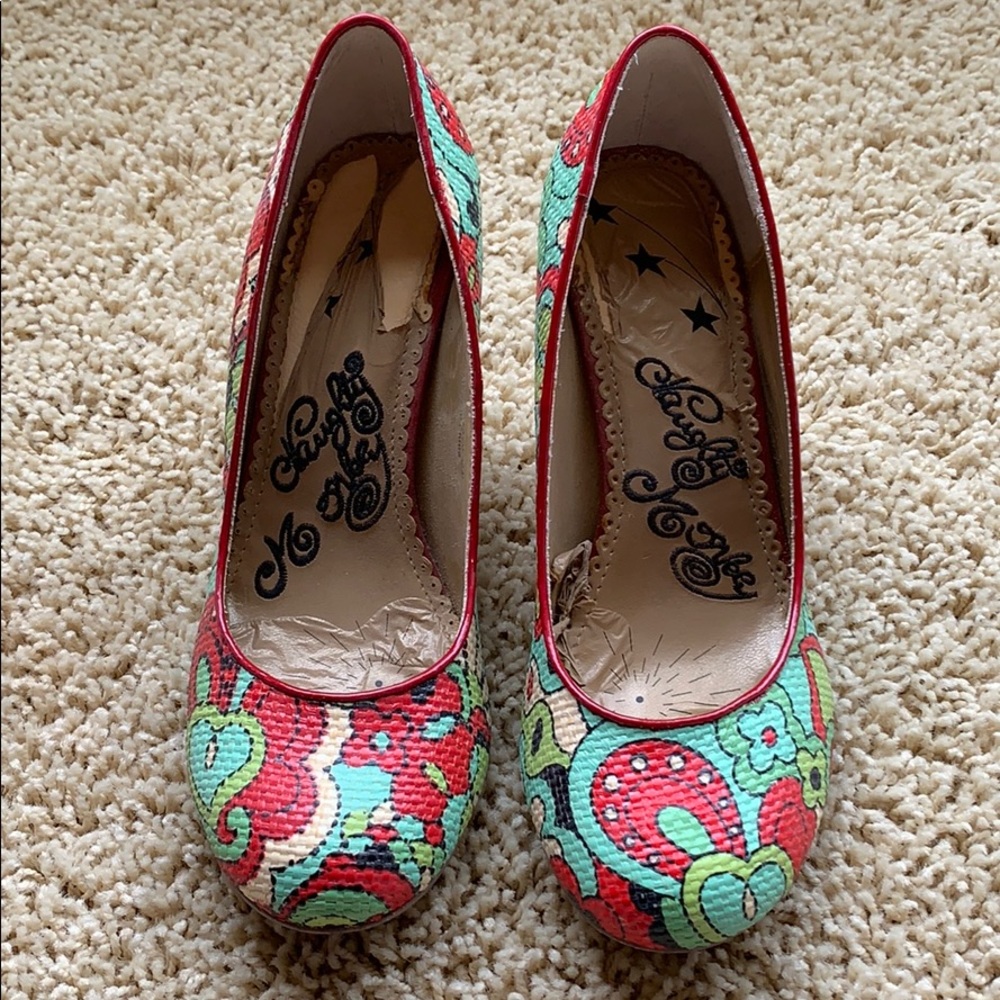 Naughty Monkey multi-colored pumps